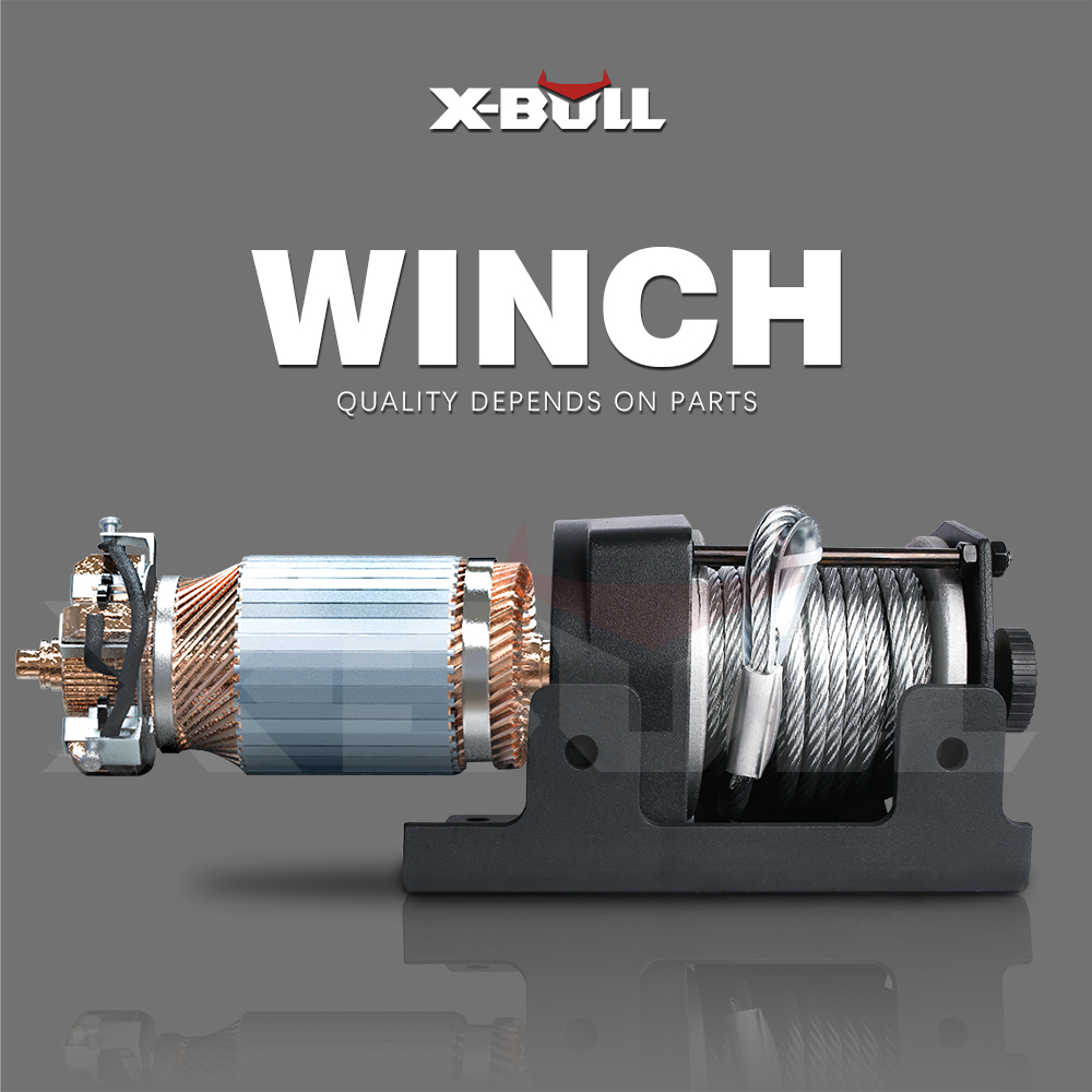 X-BULL Electric Winch 3000lbs Steel Wire Cable 12V Boat ATV UTV Winch Trailer 2 Units โ image 6