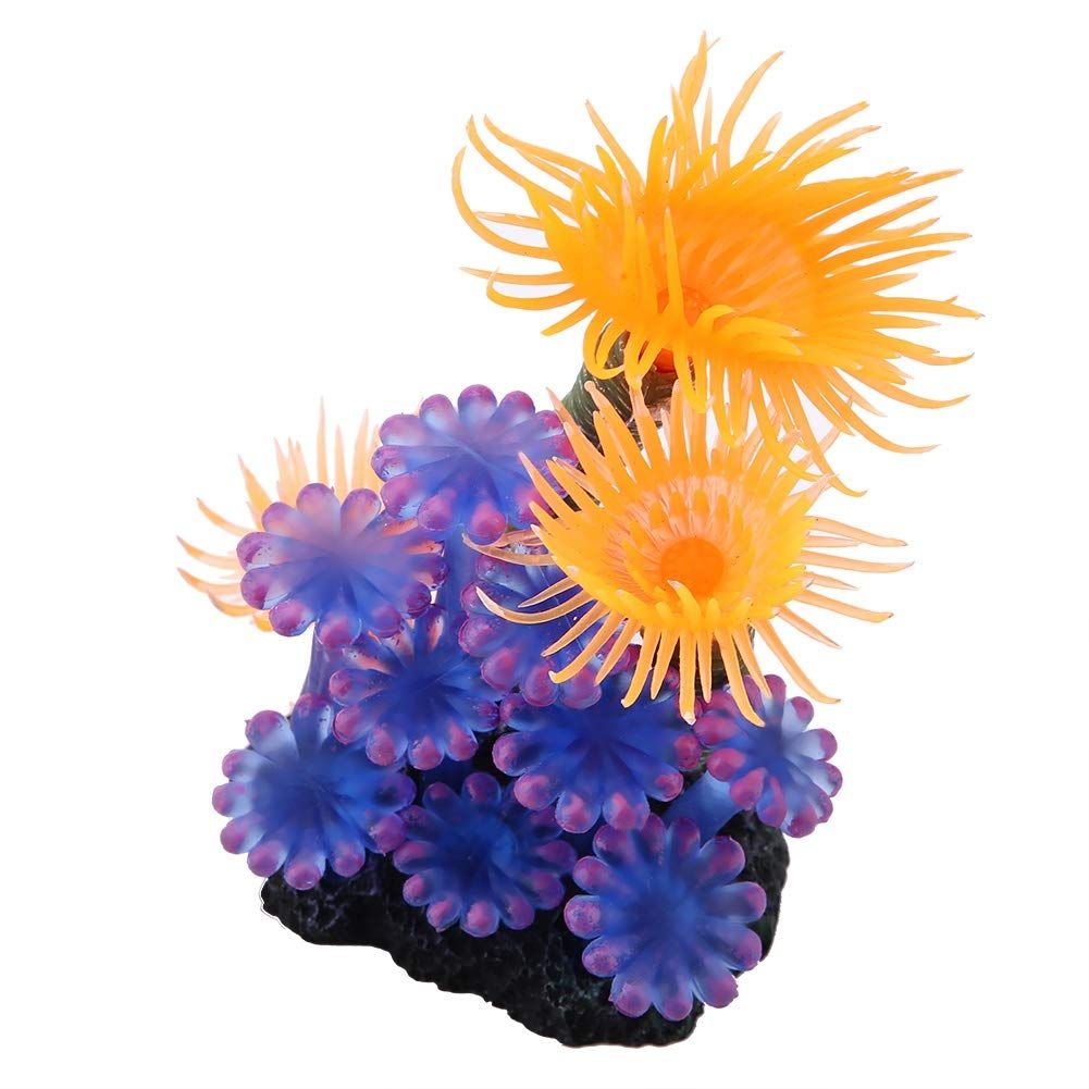Artificial Coral Aquarium Fish Tank Simulation Silicone Plants Flower Plastic Soft Sea Anemone Landscape Decoration — image 5