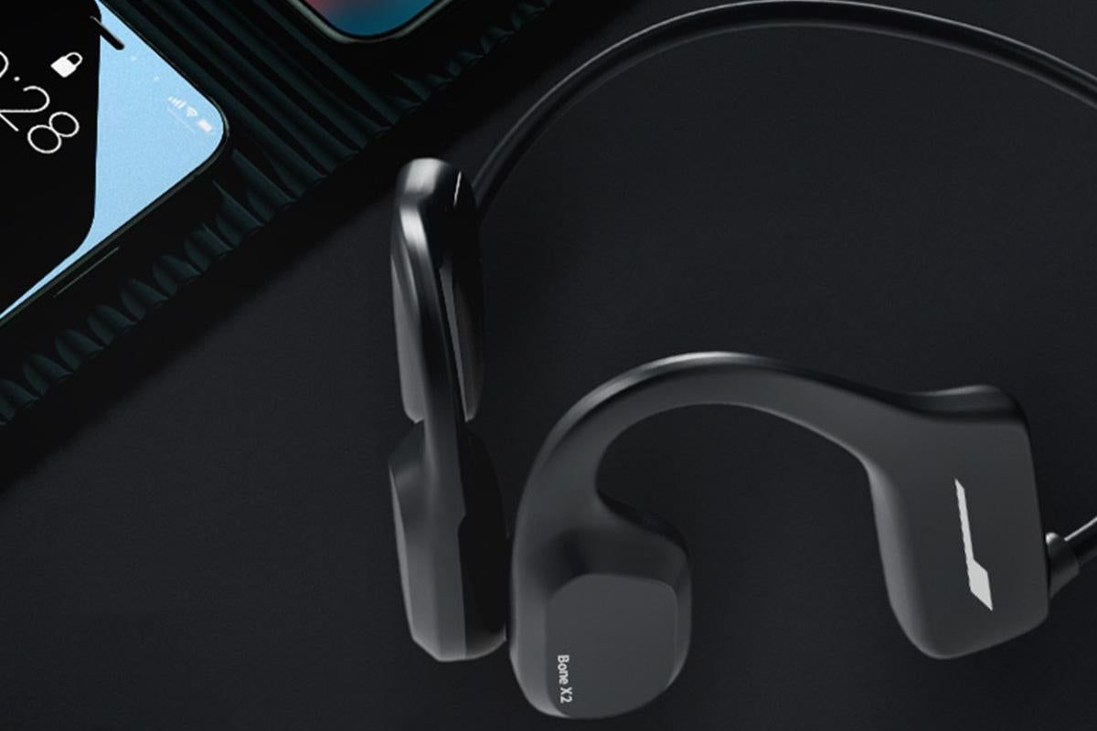 Bone Conduction Headphones Bluetooth Waterproof Sports Headset for Running Cycling Walking - Black โ image 5