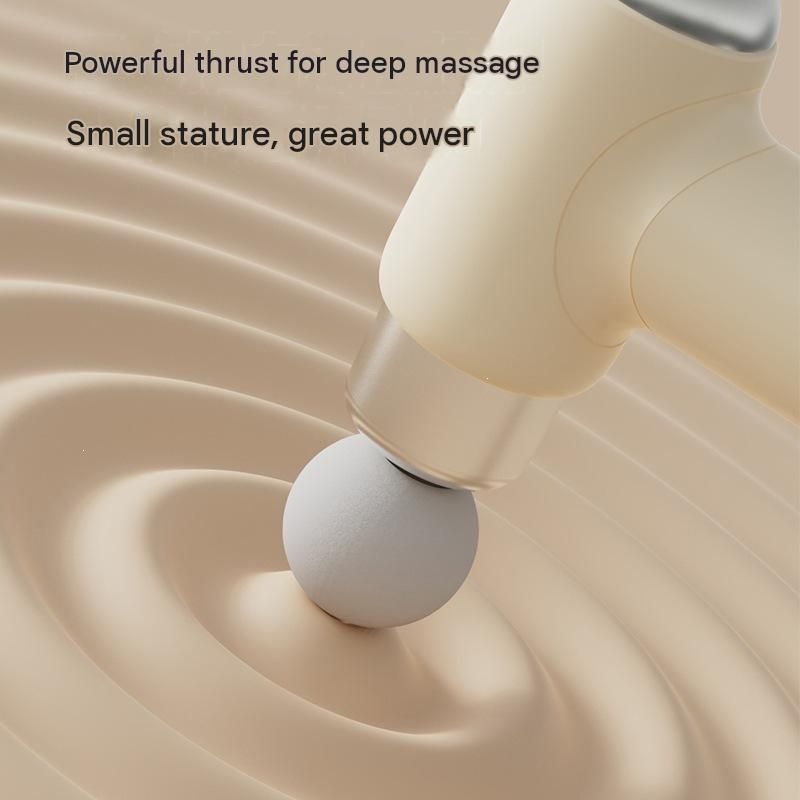 Mini Massage Gun - Portable Percussion Massager with 14 x 3.6 cm massage head and 4 Heads, USB-C Rechargeable Muscle Relief Device for Neck, Back — image 3