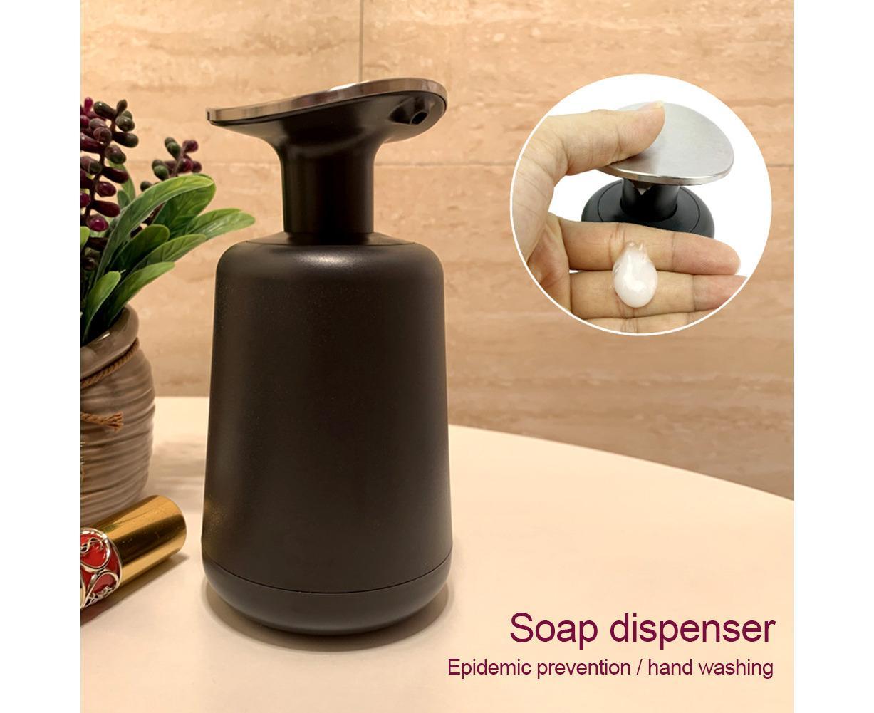 Bathroom Kitchen Lotion Shampoo Liquid Soap Dispenser Plastic Storage Bottle-Black — image 2