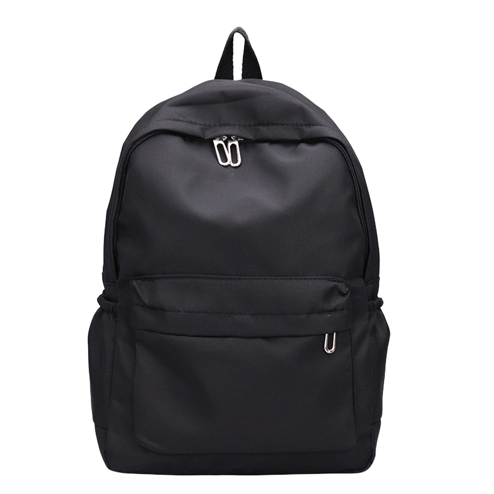 1 Piece Travel Backpack with Detachable Bear Charm, Laptop Book Bag for School, Work and Daily Travel, Black 2, 21.8 × 27.9 cm