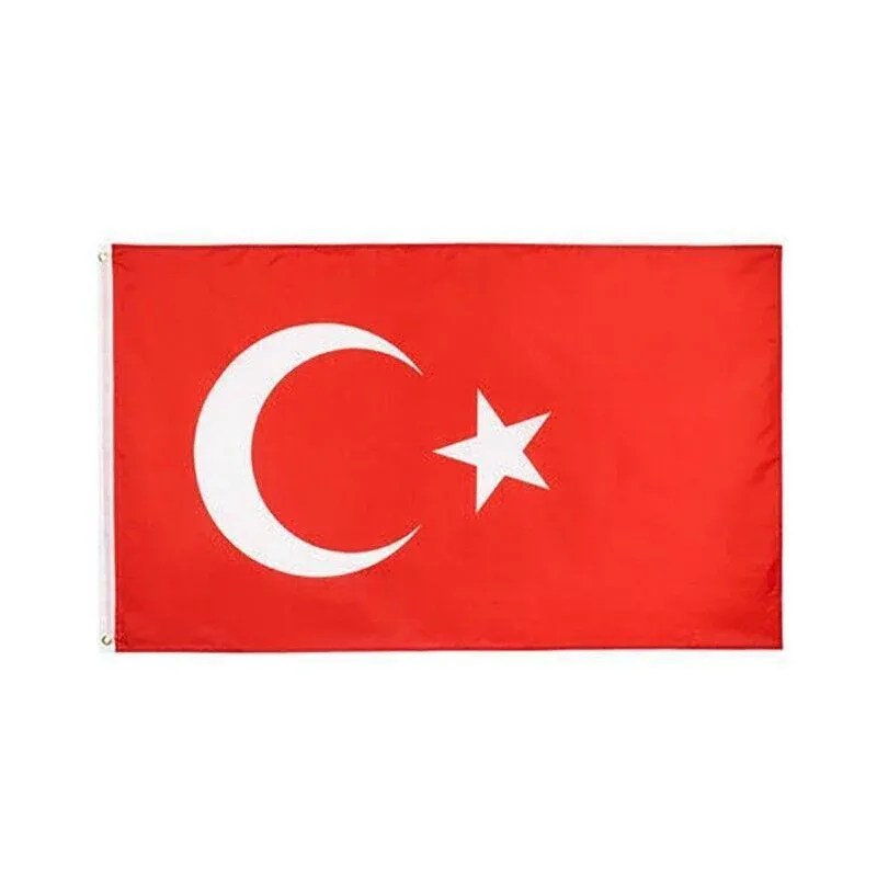 Large Turkey Turkish Flag Heavy Duty Outdoor 90 × 150 CM - 3ft x 5ft — image 2