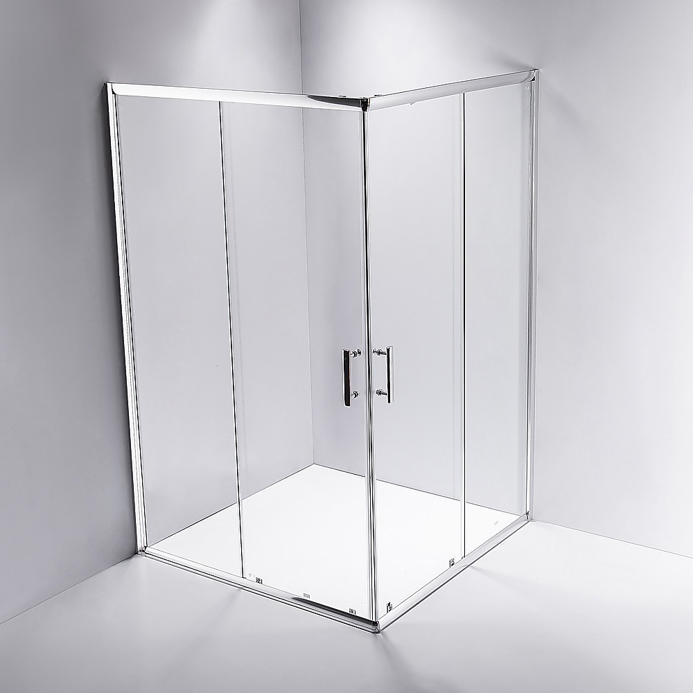 1200 x 800mm Sliding Door Nano Safety Glass Shower Screen By Della Francesca โ image 2