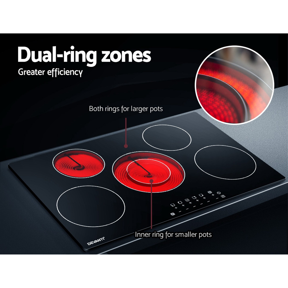 Devanti Electric Ceramic Cooktop 90cm โ image 5