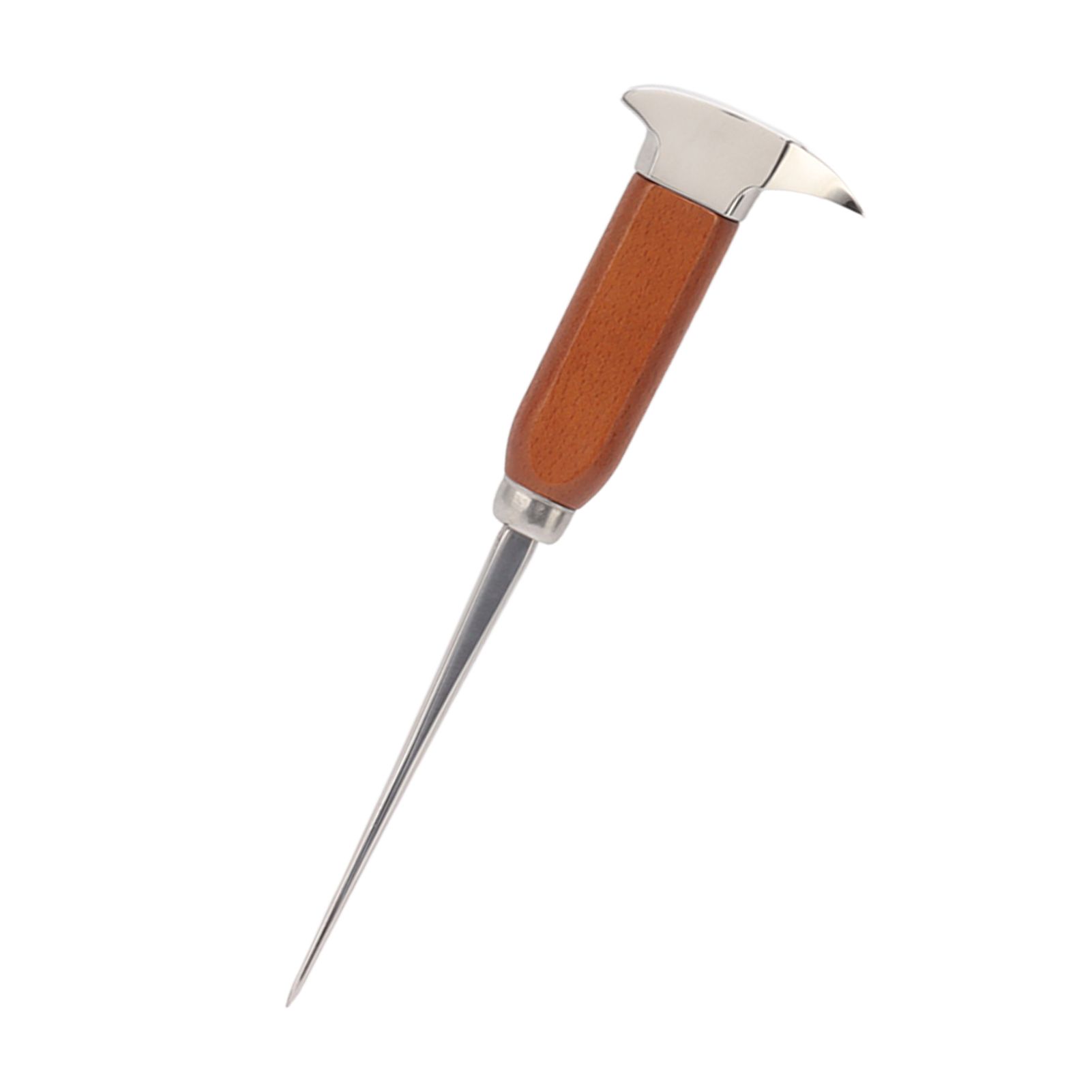 Ice Pick with Wood Handle Stainless Steel Ice Chipper Ice Crusher Tool for Bars Bartender — image 3