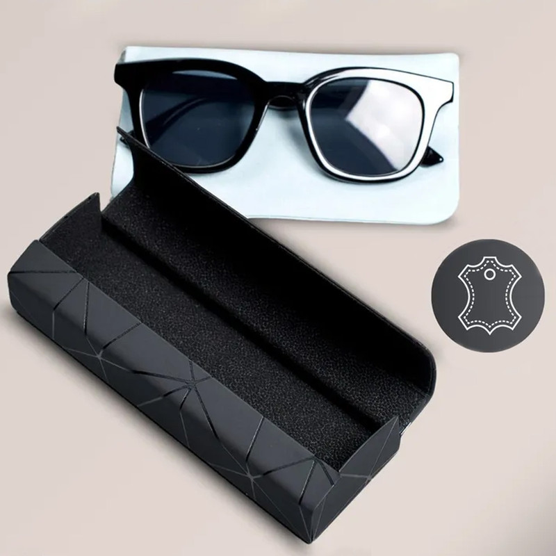 Premium Eyeglass Case - Retro Japanese Style - Sunglass Storage - Fashionable Geometric Pattern - Stylish Eyeglass Case - Durable and Shock-Resistant - Unisex β image 5