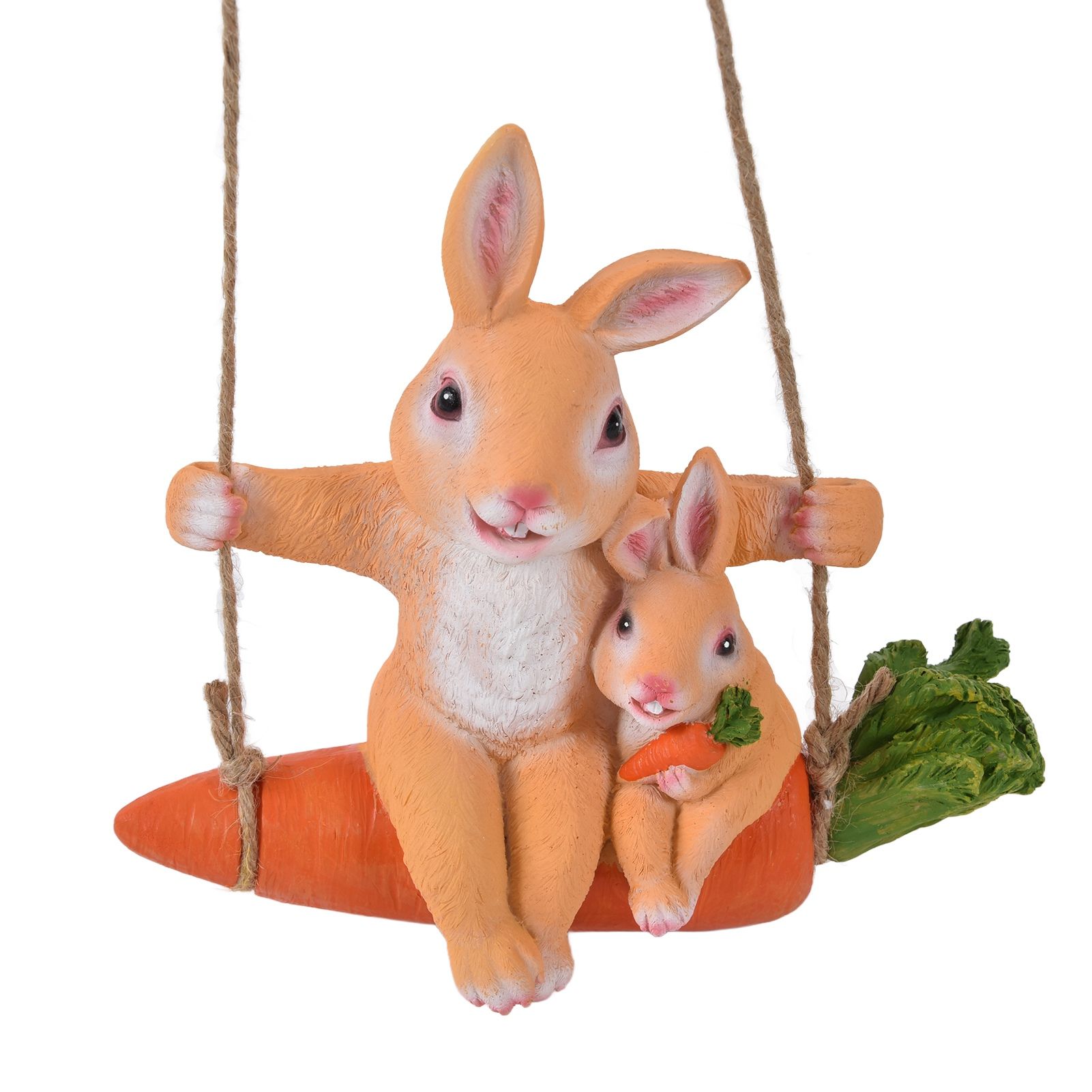 Gardening Pendant Rabbits Pattern Exquisitely Carved Romantic Feel Home Decoration โ image 6
