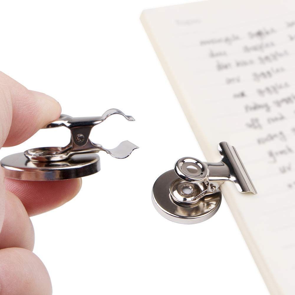 20 Pack Fridge Refrigerator Magnets, Strong Magnetic Clips for Whiteboard, Office, Locker, Photo Displays (30mm Wide) — image 5
