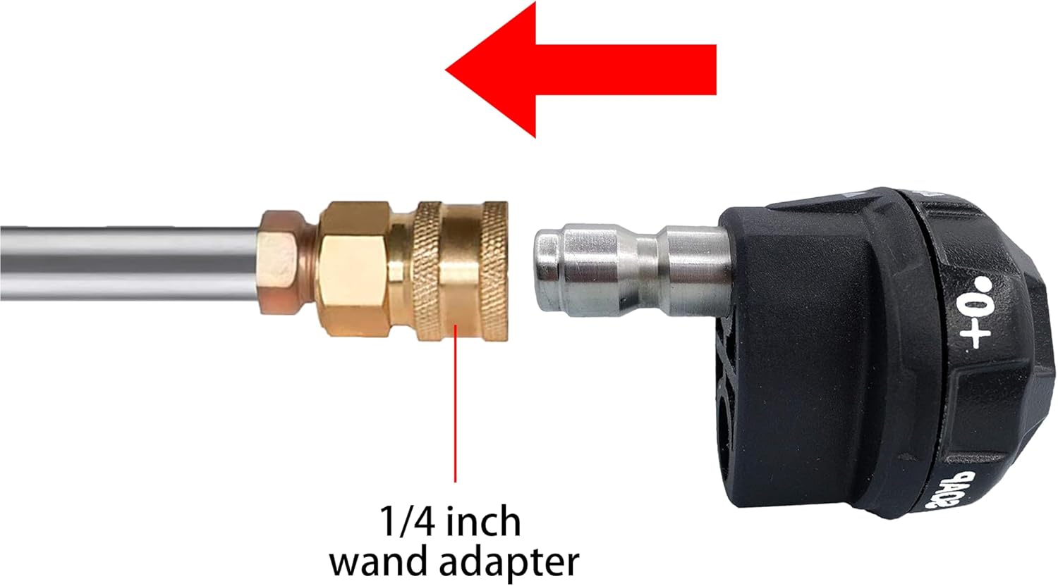 Pressure Washer Nozzle, 6-in-1 Quick Change over and Adjustable, Power Washer Tips Replacement with 1/4 inch Quick Connector, MAX 4000PSI for Pressure Washer — image 4