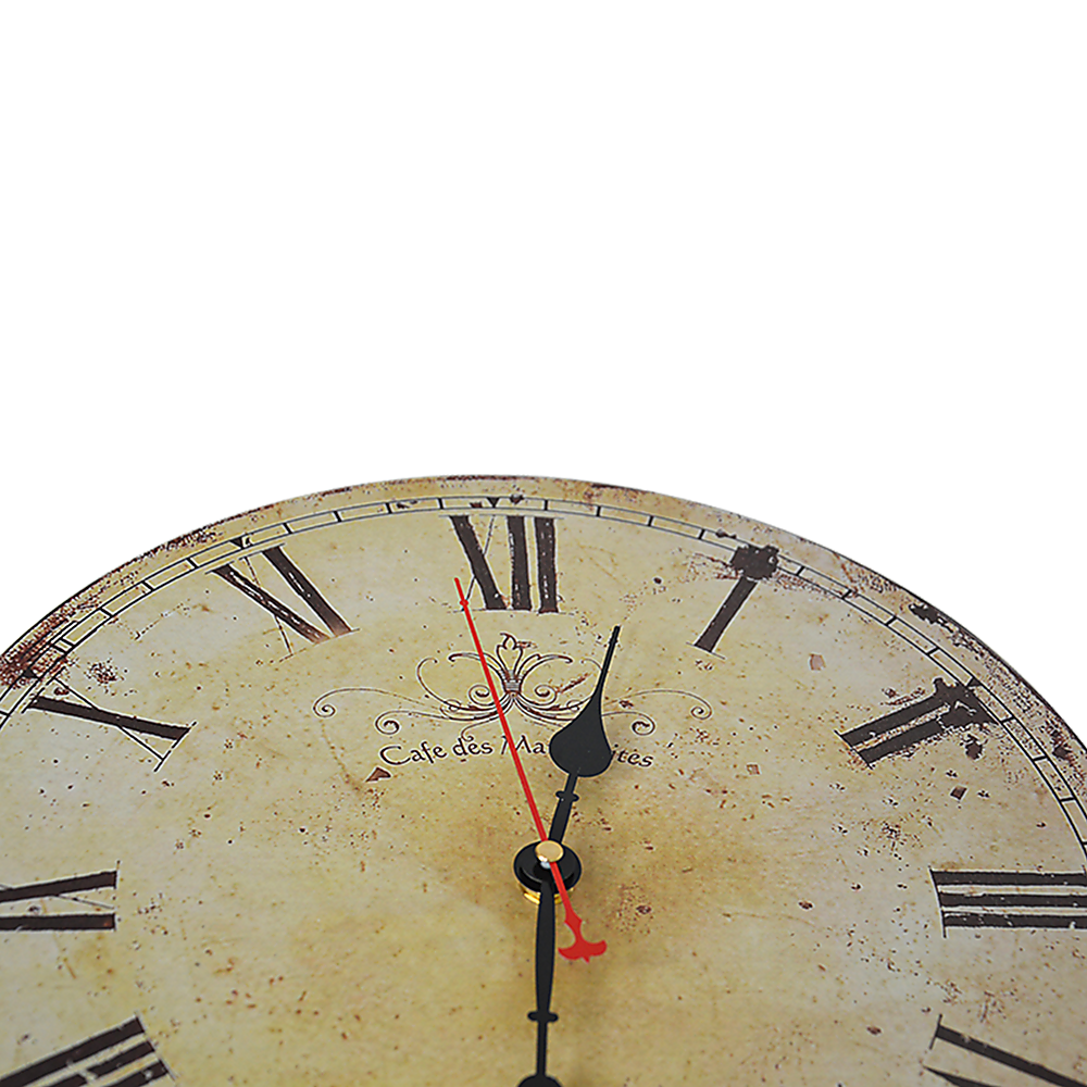 Large Vintage Wall Clock Kitchen Office Retro Timepiece — image 5