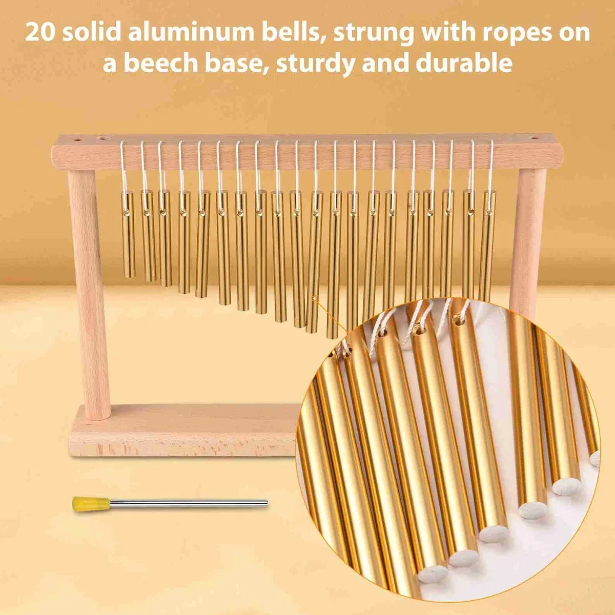 20 Tone Wind Chime Instrument for Home Garden and Musical Decoration Gift — image 4