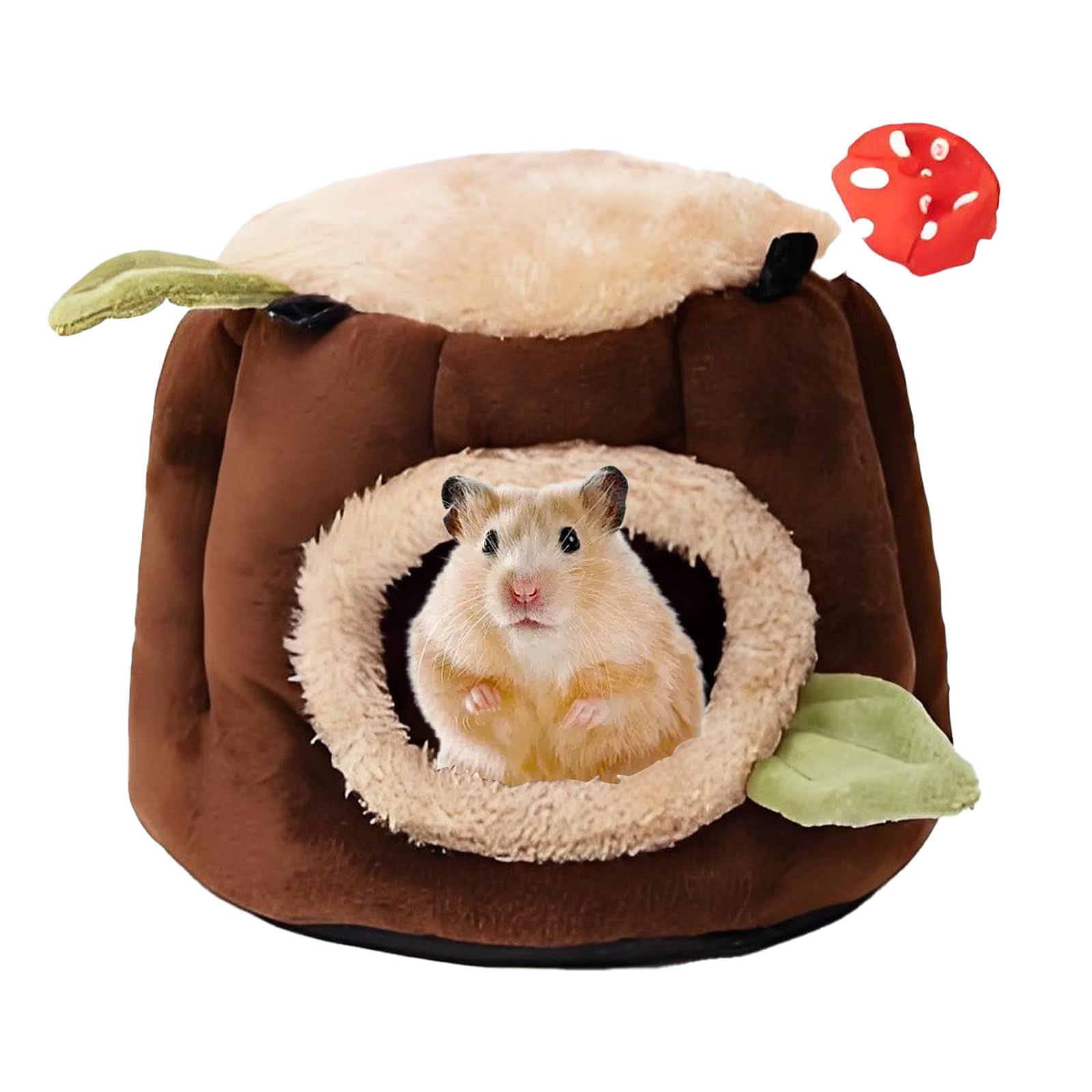 Guinea Pig Hamster Bedding or Hideout for Mouse Mice Rat Ferret Bunny Fluff Bedding Bed House Cage Accessories, (S) — image 2