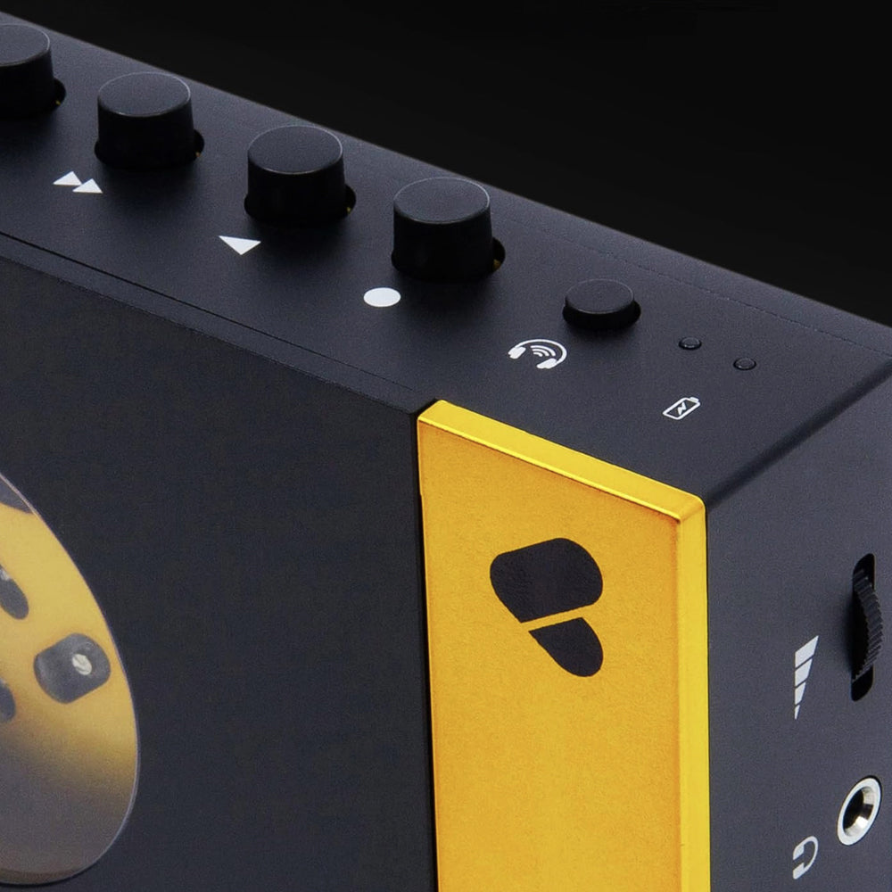 We Are Rewind Portable Cassette Player & Recorder - Amy, Black & Yellow β image 6