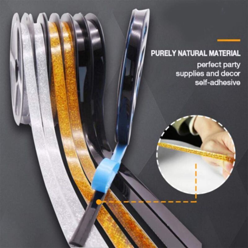Decorative Corner Edge Tape, for Floor, Wall, Ceiling, Rose Gold — image 3