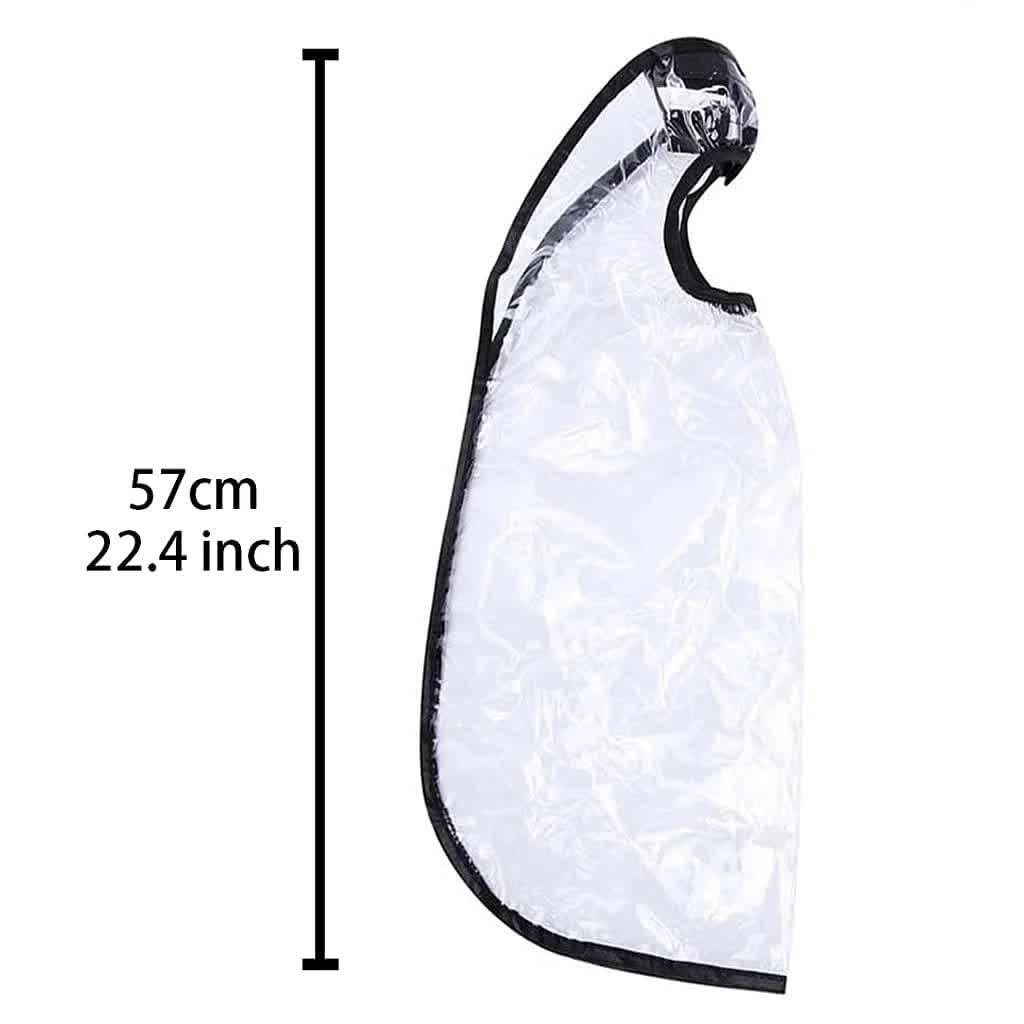 HZFLY 2 Pcs Easy Hair Washing Funnel & Apron for Upright Position Washing - Clear Hair Dye Cape for Home or Salon Use - Elderly, Handicapped, Disabled Clients โ image 2