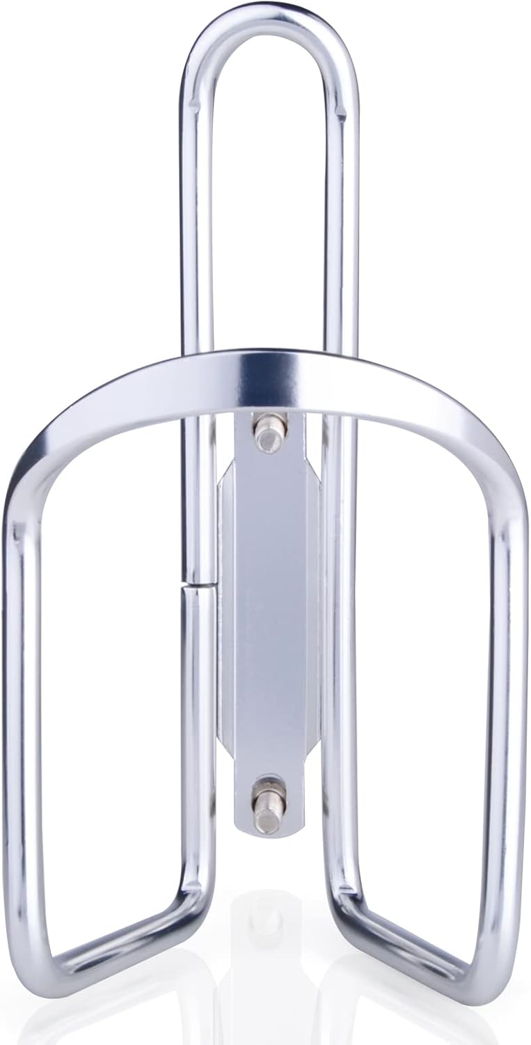 1Pack Lightweight Aluminum Alloy Cycling Bicycle Water Bottle Cage Holder Bracket for Outdoor Activities (Silver), Bike Accessories — image 3