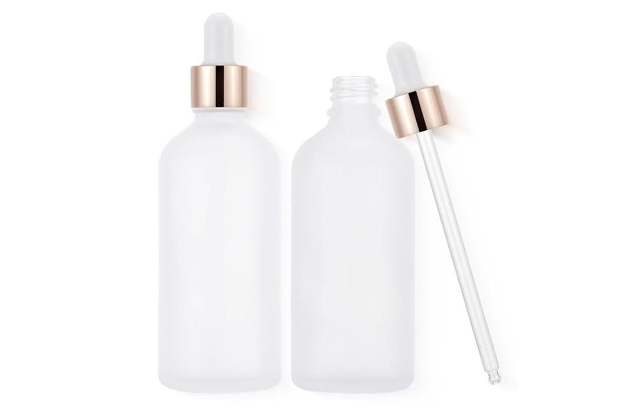 10 Pack Glass Dropper Bottles Rose Gold Caps for Essential Oils - 15ml โ image 2