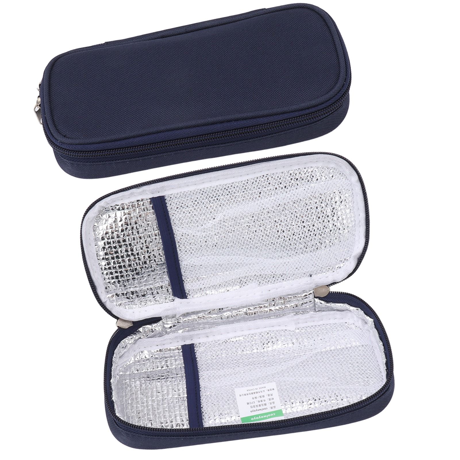 Insulin Carrying Case Portable Travel Organizer Coller Bag for Diabetes with Zipper Type 4 โ image 2