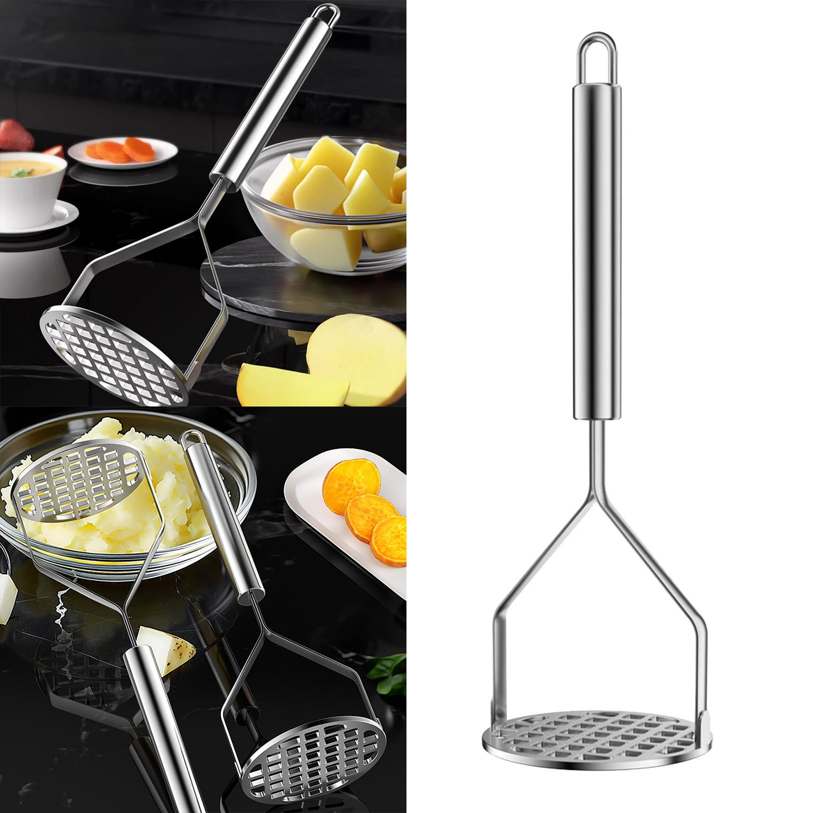 Heavy Duty Stainless Steel Potato Masher — image 5