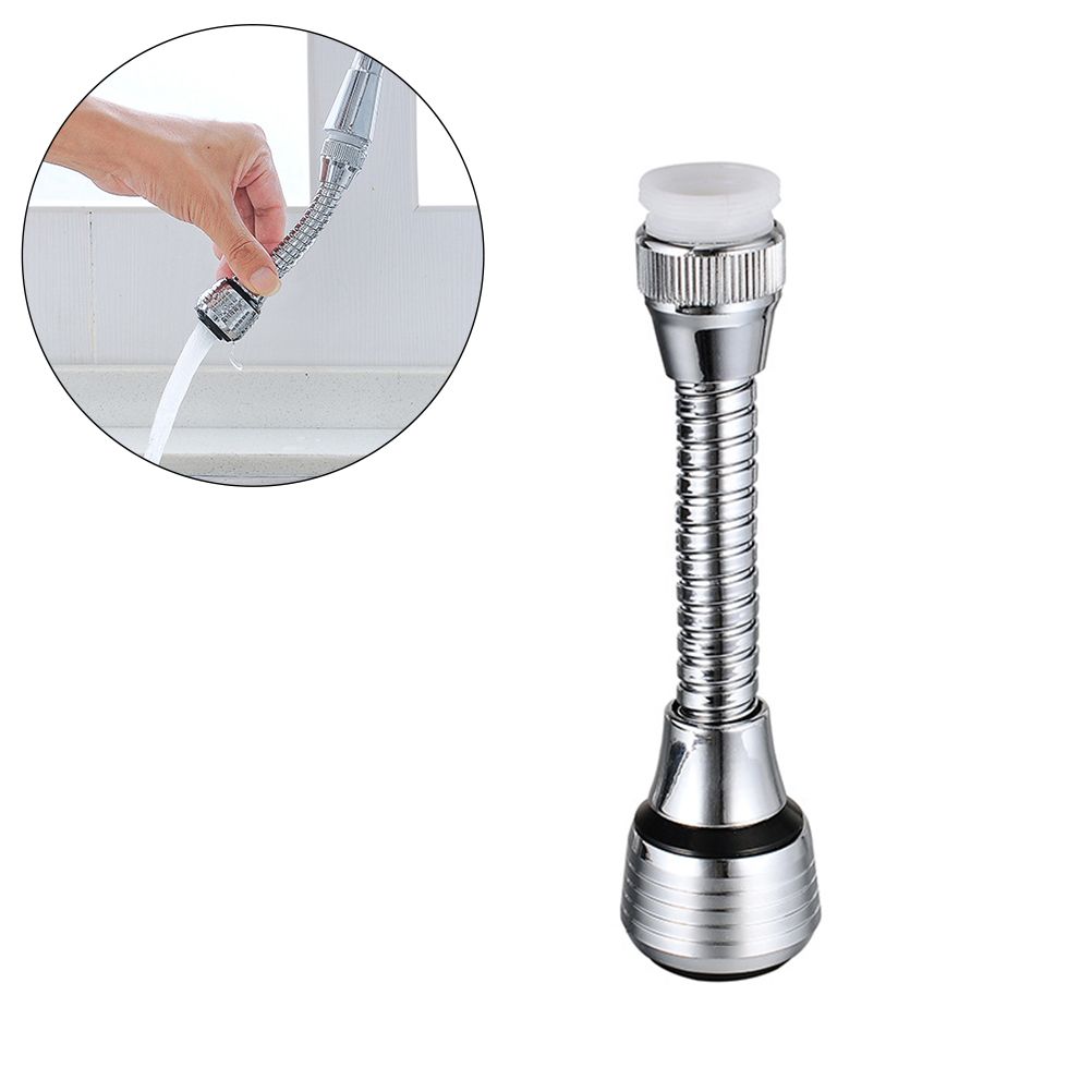 360 Degree Rotatable Faucet Tap Nozzle Filter Adapter Water Saving Filter Sprayer for Bathroom Kitchen โ image 2