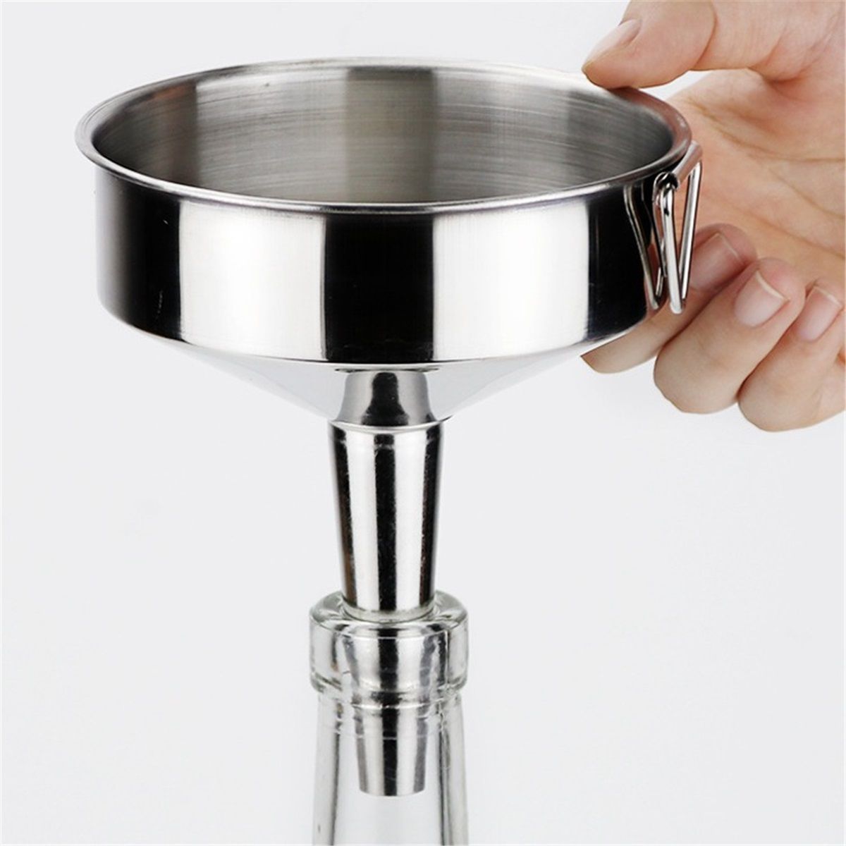 Super Large Stainless Steel Large Funnel with Detachable Strainer/Filter for Cooking Oil and Transmission Liquid and Powder, Food Grade Metal Kitchen Funnels โ image 5