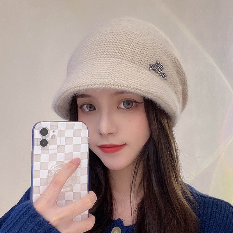Ribbed Knit Beanie Hat - Winter Warm Skull Cap for Men Women - High Quality Acrylic Close Fit Casual Cuffed Hat - Beige — image 2