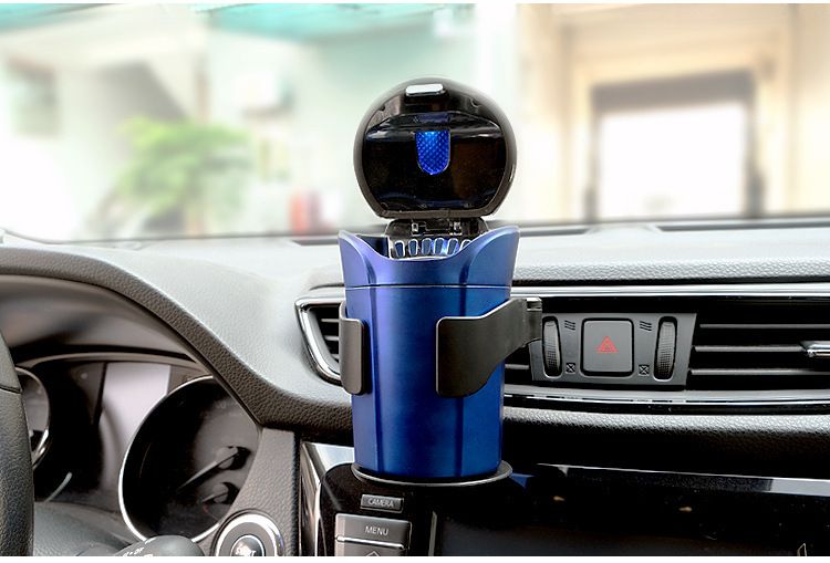 Waterproof ABS Vehicle Air Vents Cup Expander Accessories, Universal Durable Automotive Ashtray Holder (Black) โ image 5