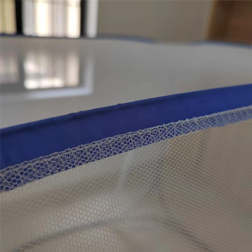 Pop Up Mosquito Net for Patio Bed Tent King Size Portable Mosquito Netting with Bottom Mesh Tent for Outside or Inside (Blue) — image 5