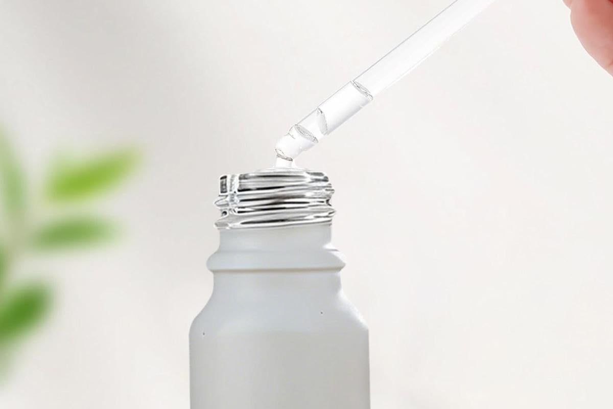 10 Pack Glass Dropper Bottles Rose Gold Caps for Essential Oils - 50ml โ image 3