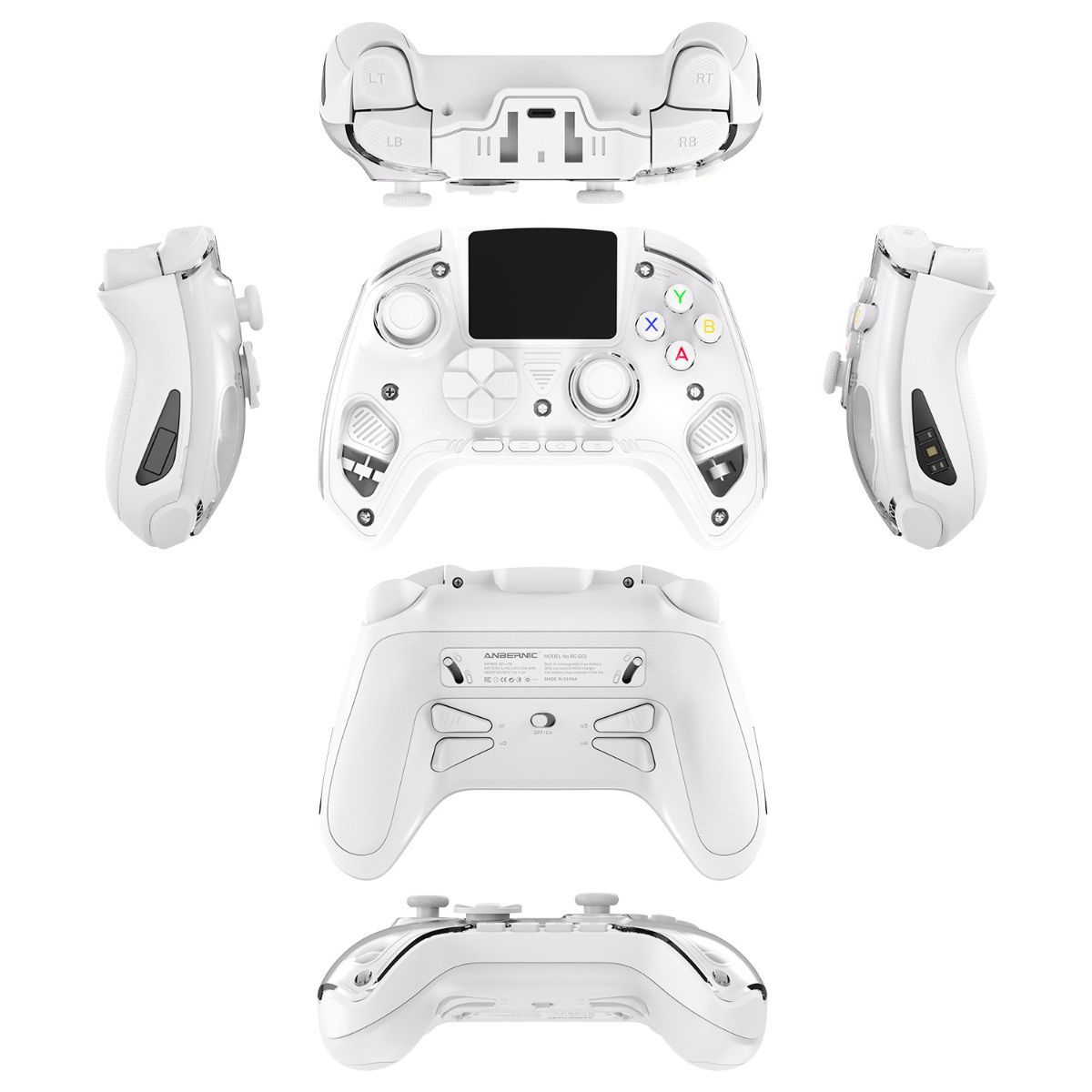 Smart Game Controller 2.5D HD Screen Purple Kirin Joystick Heart Rate - Yellow - Size 1PCS โ image 4