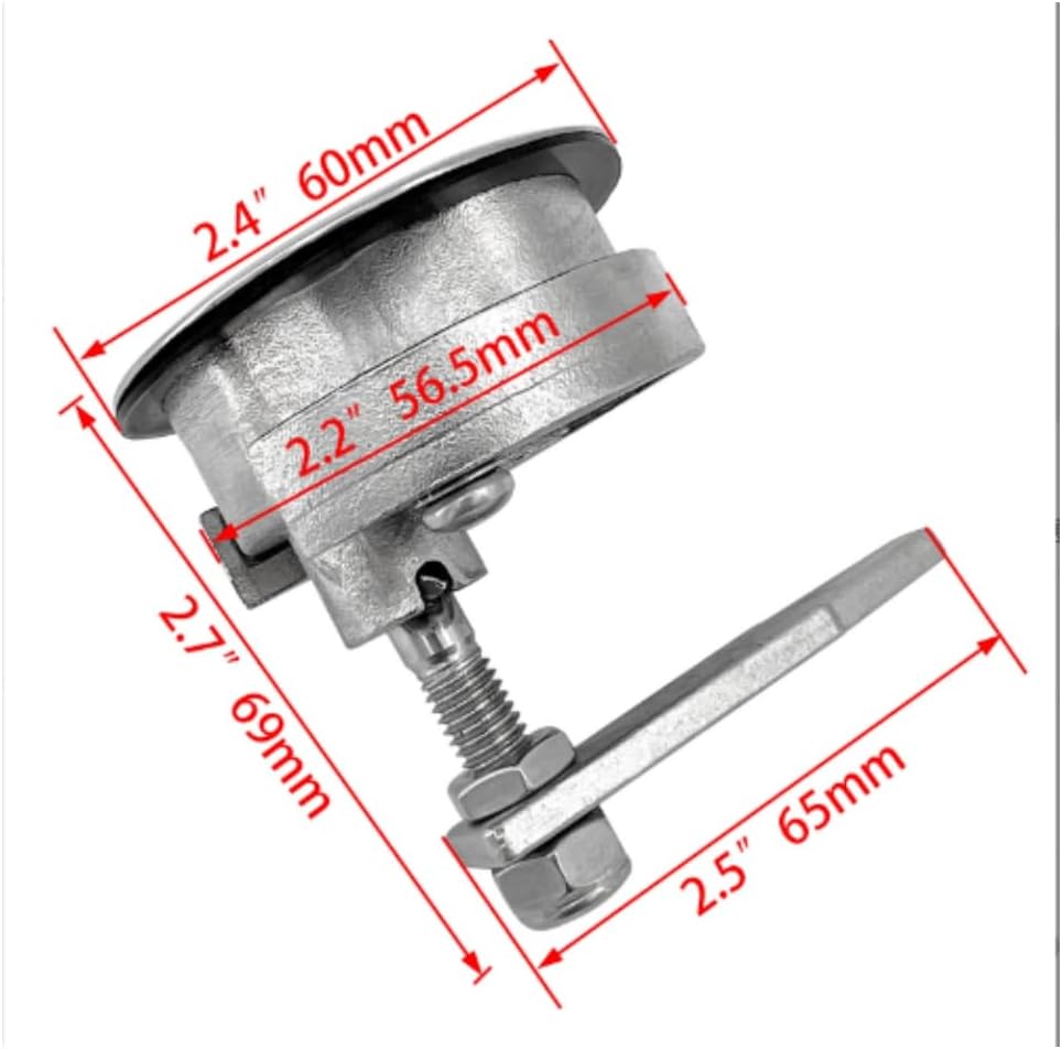 Stainless Steel 316 Marine Lift Boat Hatch Latch Non Locking … — image 2