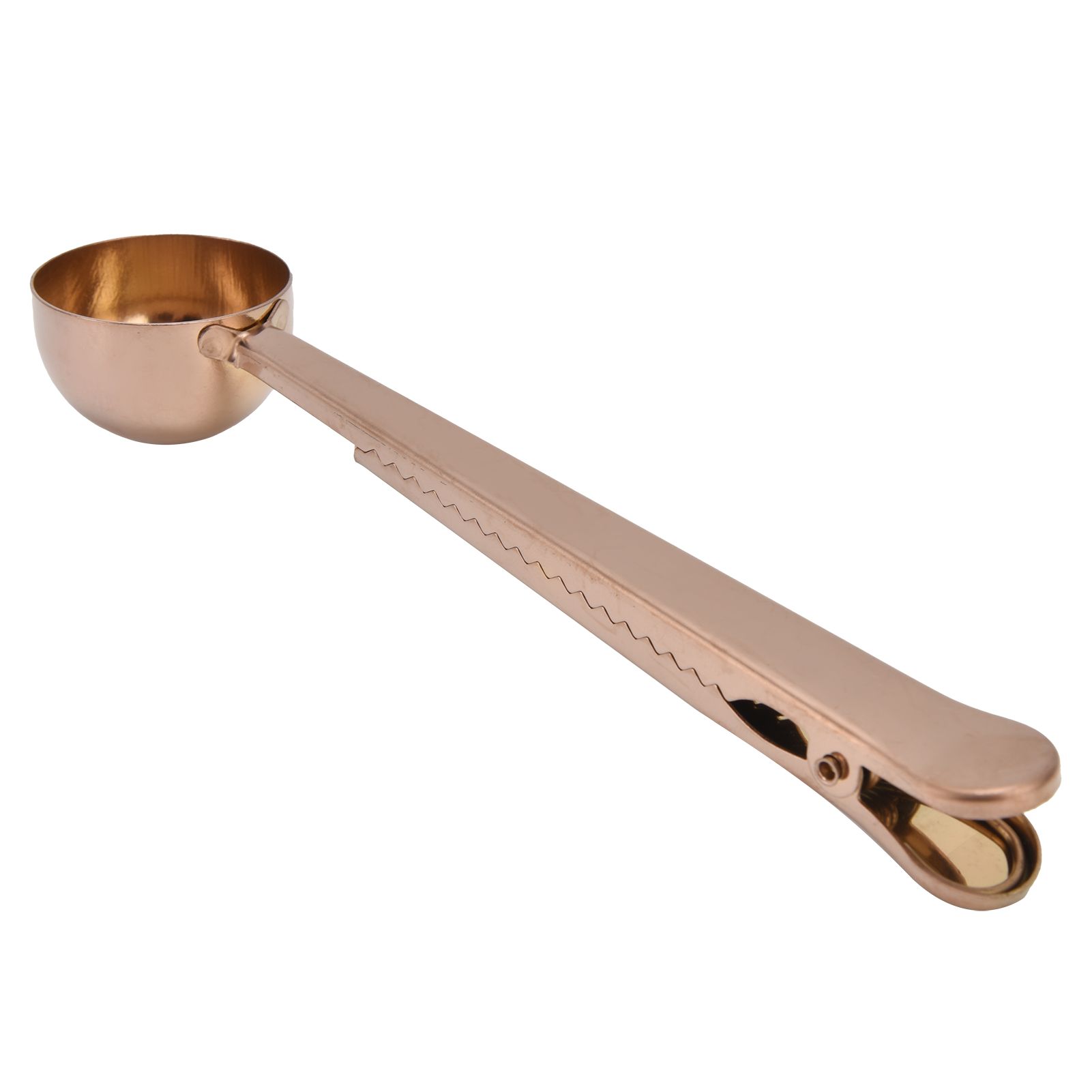 Stainless Steel Coffee Clip Spoon Multifunctional Milk Powder Measuring Spoon for HomeRose Gold โ image 2