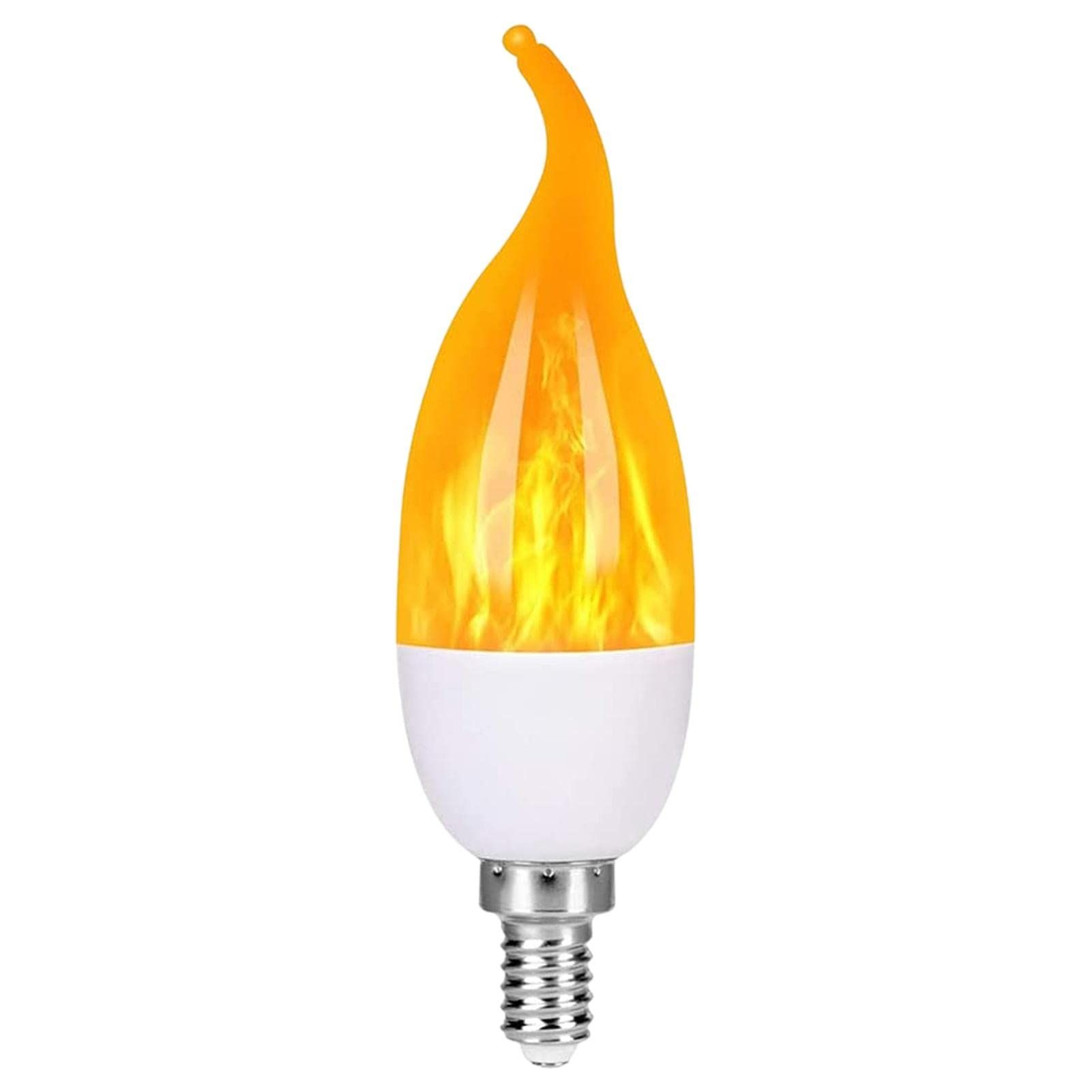 Flame Effect Bulb, Tri-Mode Light Mode, Candle Light, Led Flashing Candle Holder Bulb for Indoor Outdoor Hotel Party Bar Decoration
