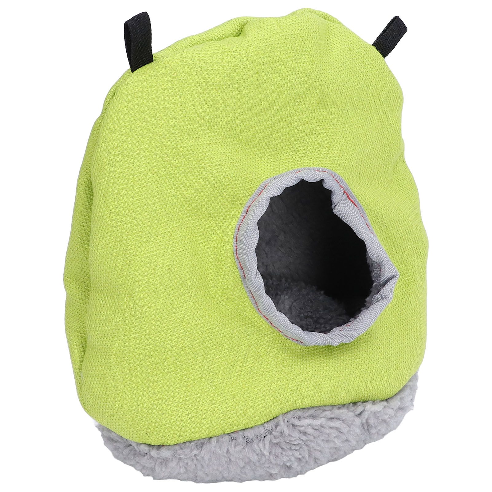 Warm Birdhouse Round Shape Soft Plush Save Space Easy Clean Safety Parrots HouseGreen — image 4