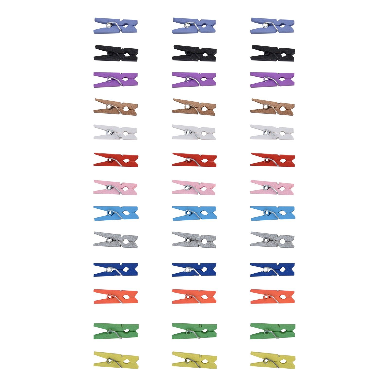 100PCS Wooden Clip Mini Color Wood Clip Birch Card Photo Clip with 10m Rope for Home Festival Decoration โ image 6