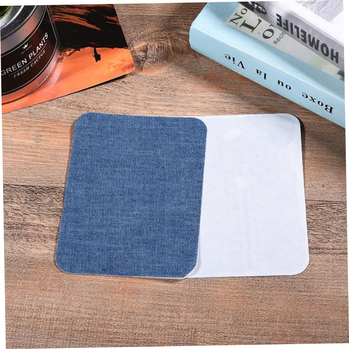 6 Pc Self-Adhesive Linen Fabric Patches, Multi Color, Can be Used for Linen Sofa Repair and Linen Clothes Repair, Quick Fix Sofa — image 4
