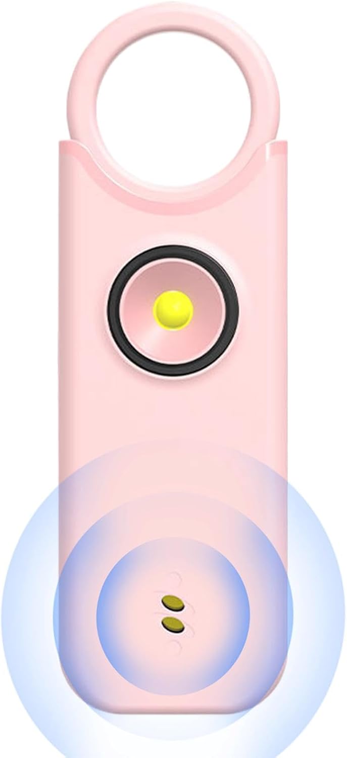 Personal alarm - Ladies - 135db - Rechargeable - SOS - LED light siren - Compact - Keychain - Siren with safety LED light — image 5
