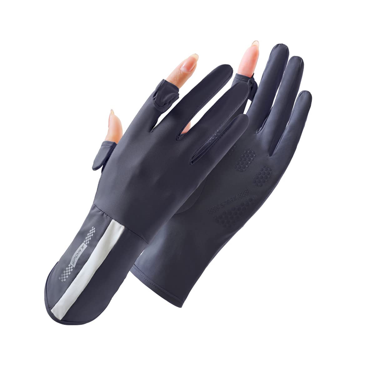 UV Protective Driving Gloves for Women – UPF 50+ Sunscreen Gloves with Touchscreen Function & Anti-Slip Palm, Long Cuff for Hiking, Cycling, Fishing