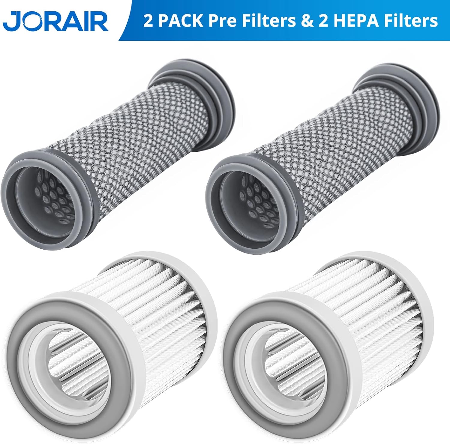 Replacement Filter kit Compatible with Tineco A10/A11 Hero, A10/A11 Master PURE ONE S11, PWRHERO11 Snap Cordless Vacuum Cleaner, 2 Pack Pre Filters & 2 HEPA โ image 2