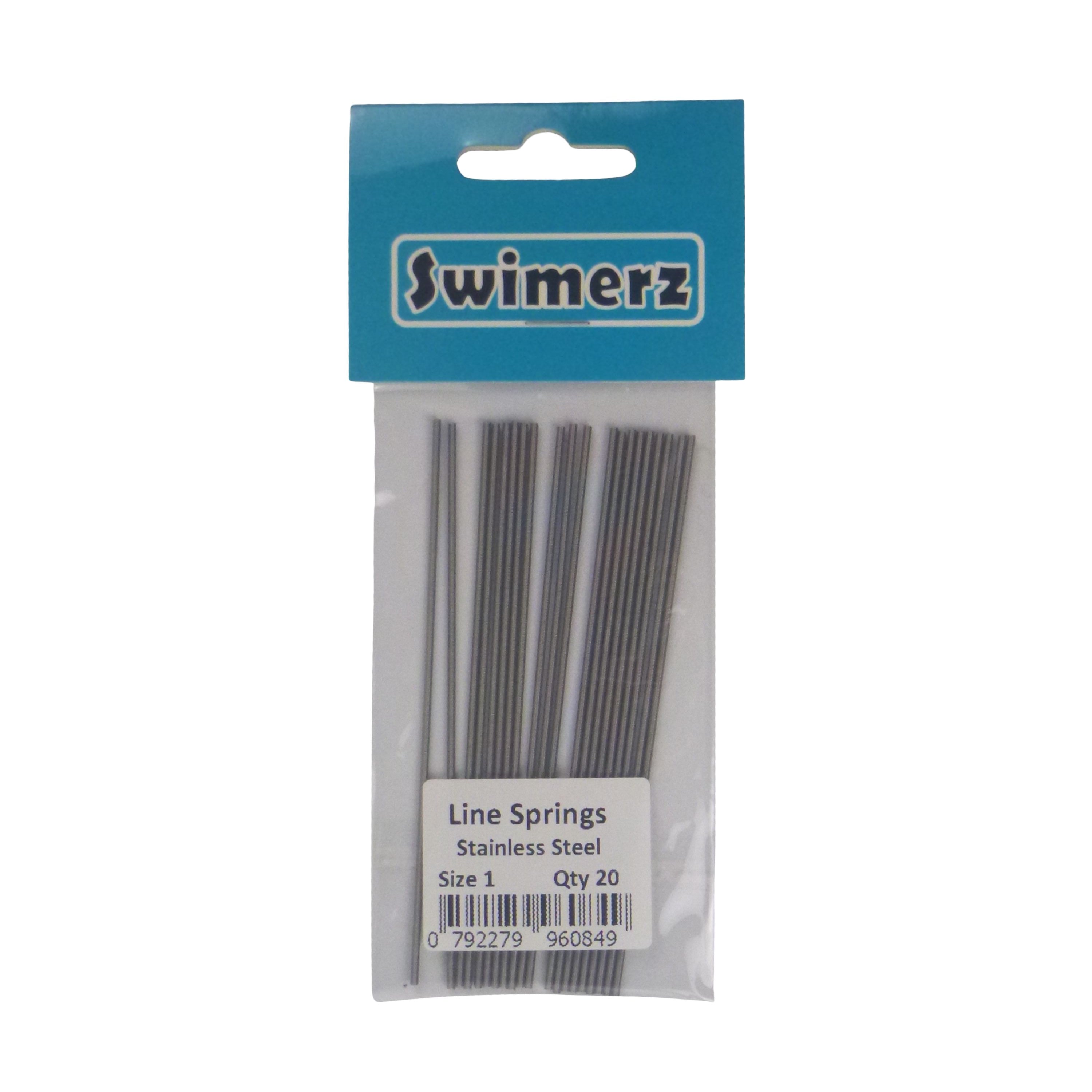 Swimerz Stainless Steel Fishing Line Springs, Size 1, 10cmL, 1.1mmID, 1.5mmOD — image 2