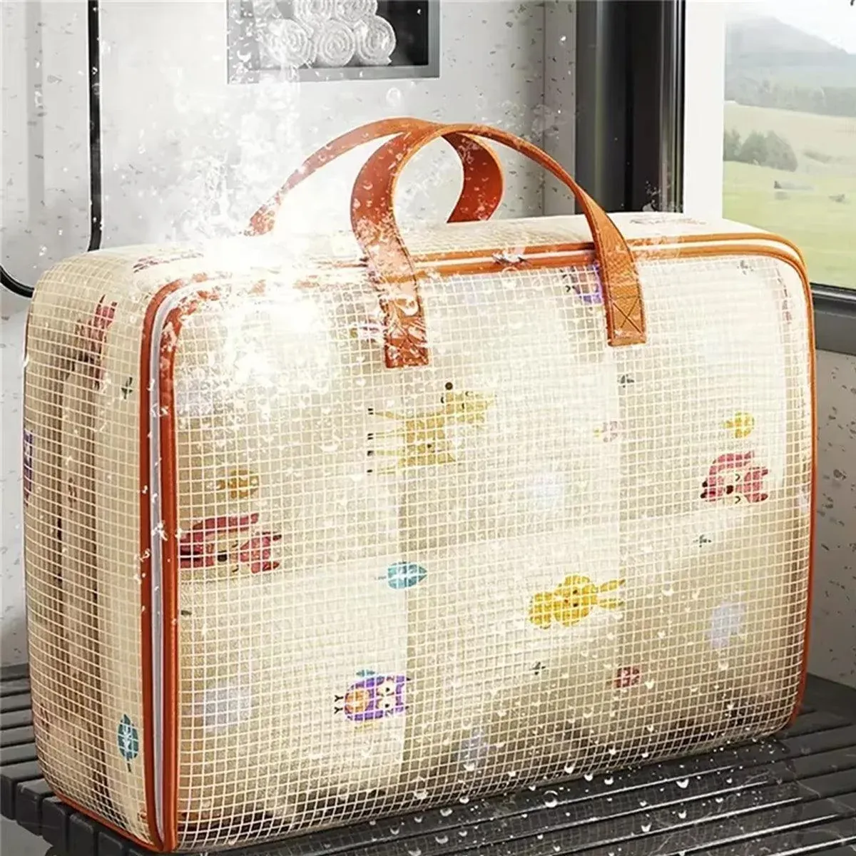 4pcs Large Capacity Quilt Storage Bags for Clothes Luggage Moving Organising Bag — image 6