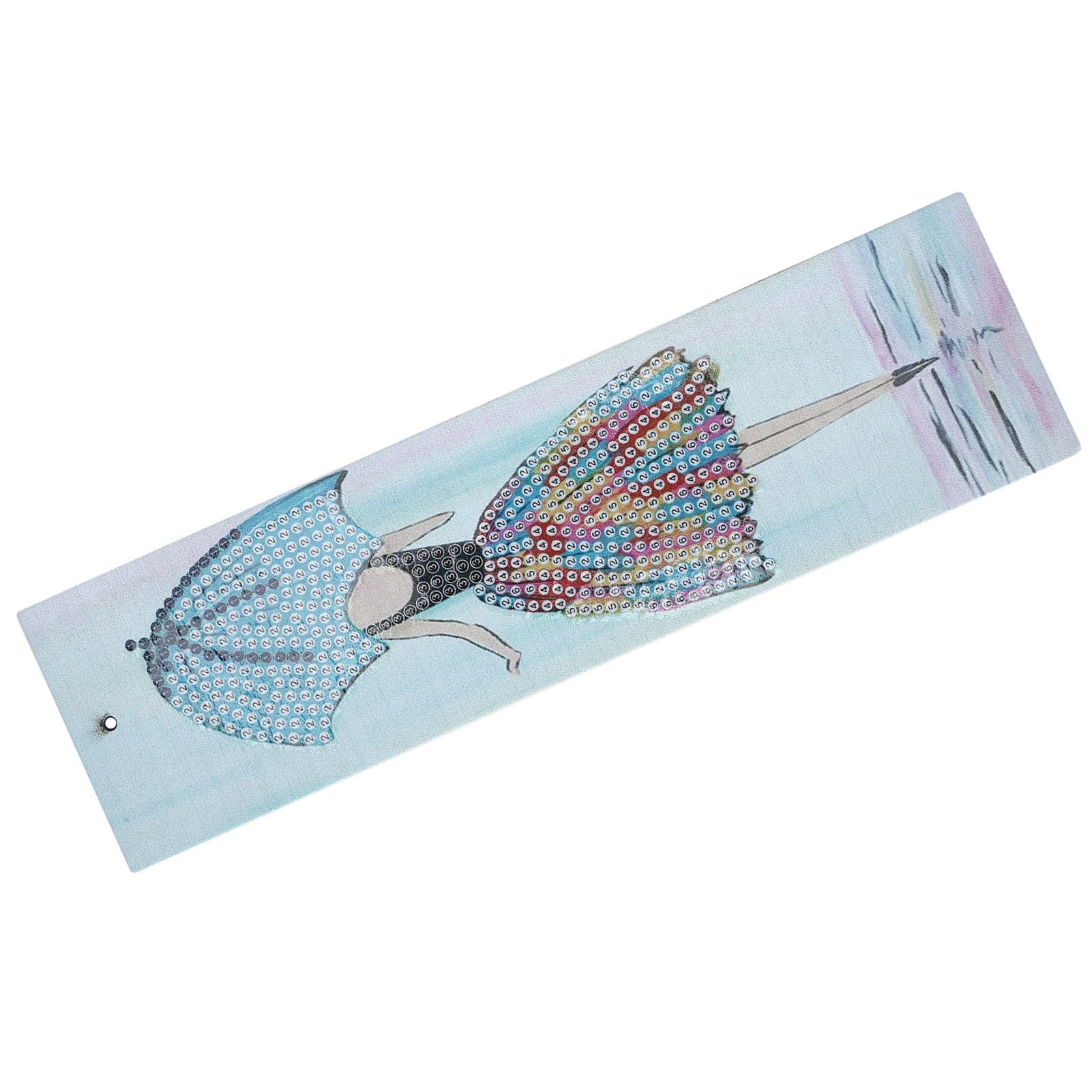 DIY Diamond Painting Bookmarks with Tassel Crafts Gift for Home Office School UseAA389‑Girl — image 6