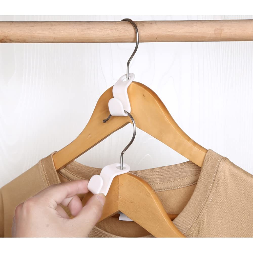 4pcs,Color random Hanger Connector Hooks Clothes Connection Cascading Hangers for Clothes Storage & Display in Closet or Store — image 3