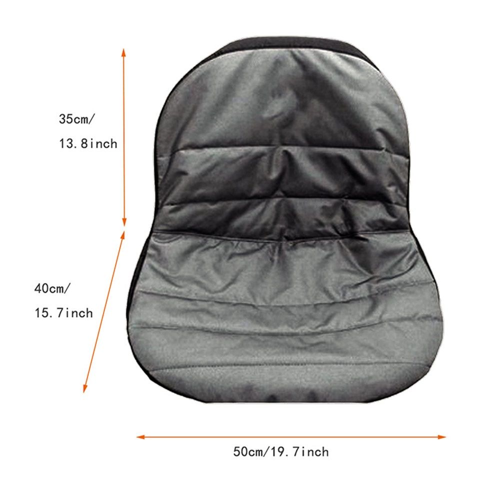 Lawn Mower Seat Cover for Riding Tractor Seat Cover, Compatible with Craftsman, Cadet, Seat Cover Fits Tractor seat backrests Without armrests (Grey) — image 3