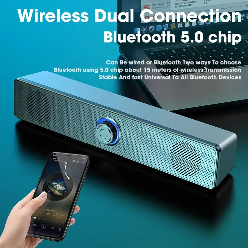 NNEOBA PC Soundbar Wired Speaker — image 2