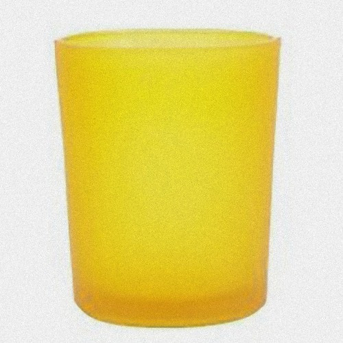 20 Pack Yellow Frosted Glass Votive Candle Holders Table Centreoieces Xmas Wedding Anniversary Event Recption Party Function or Home Decor โ image 5