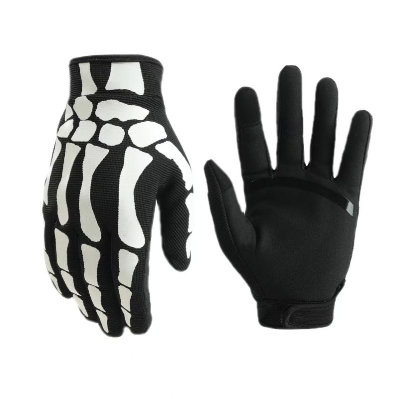 LOHAS FOX Motorcycle Gloves Touchscreen Skull Design — image 2