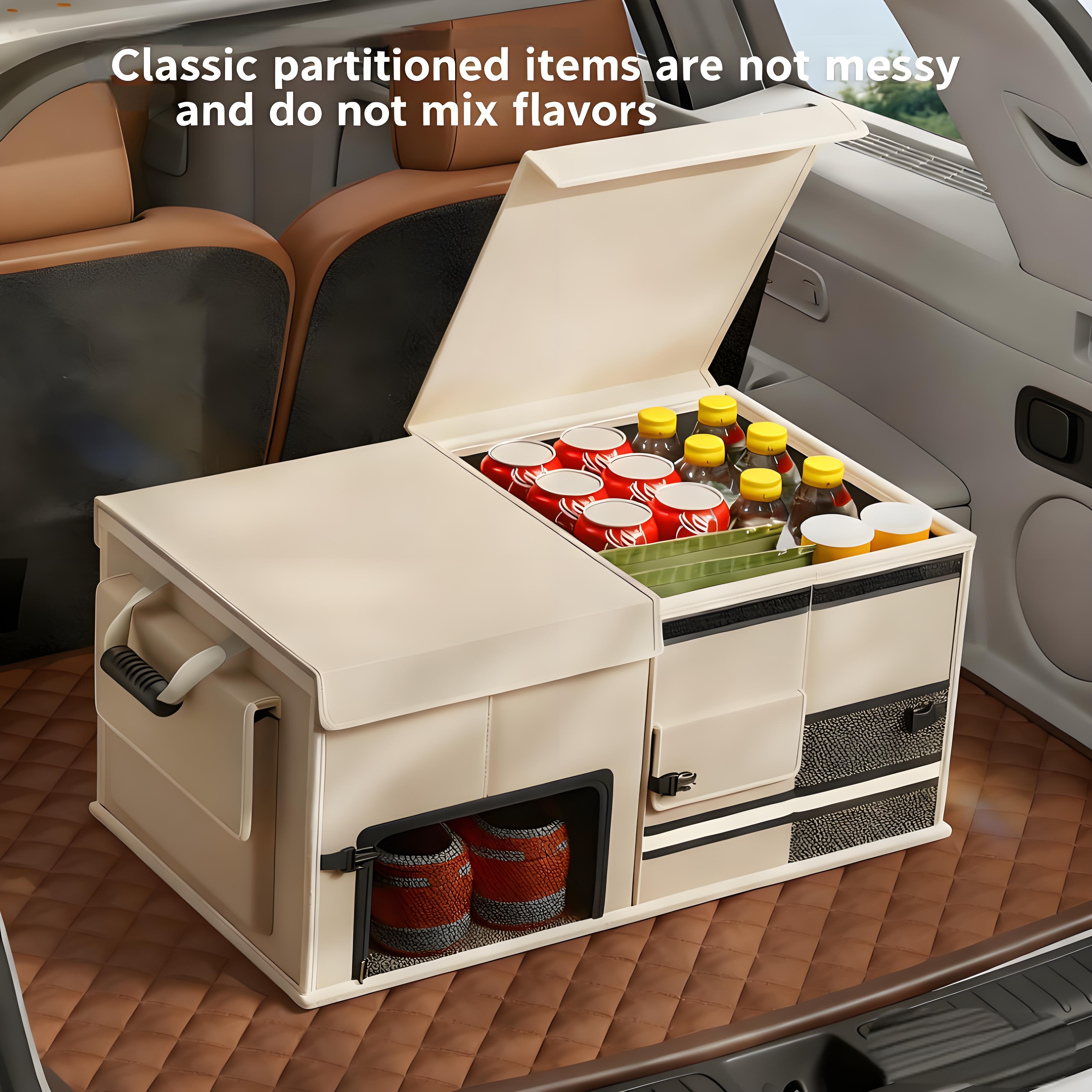 Foldable Car Trunk Organiser, 30L/60L Large Capacity Storage Box for Auto Boot, Multi-functional Cargo Container โ image 5