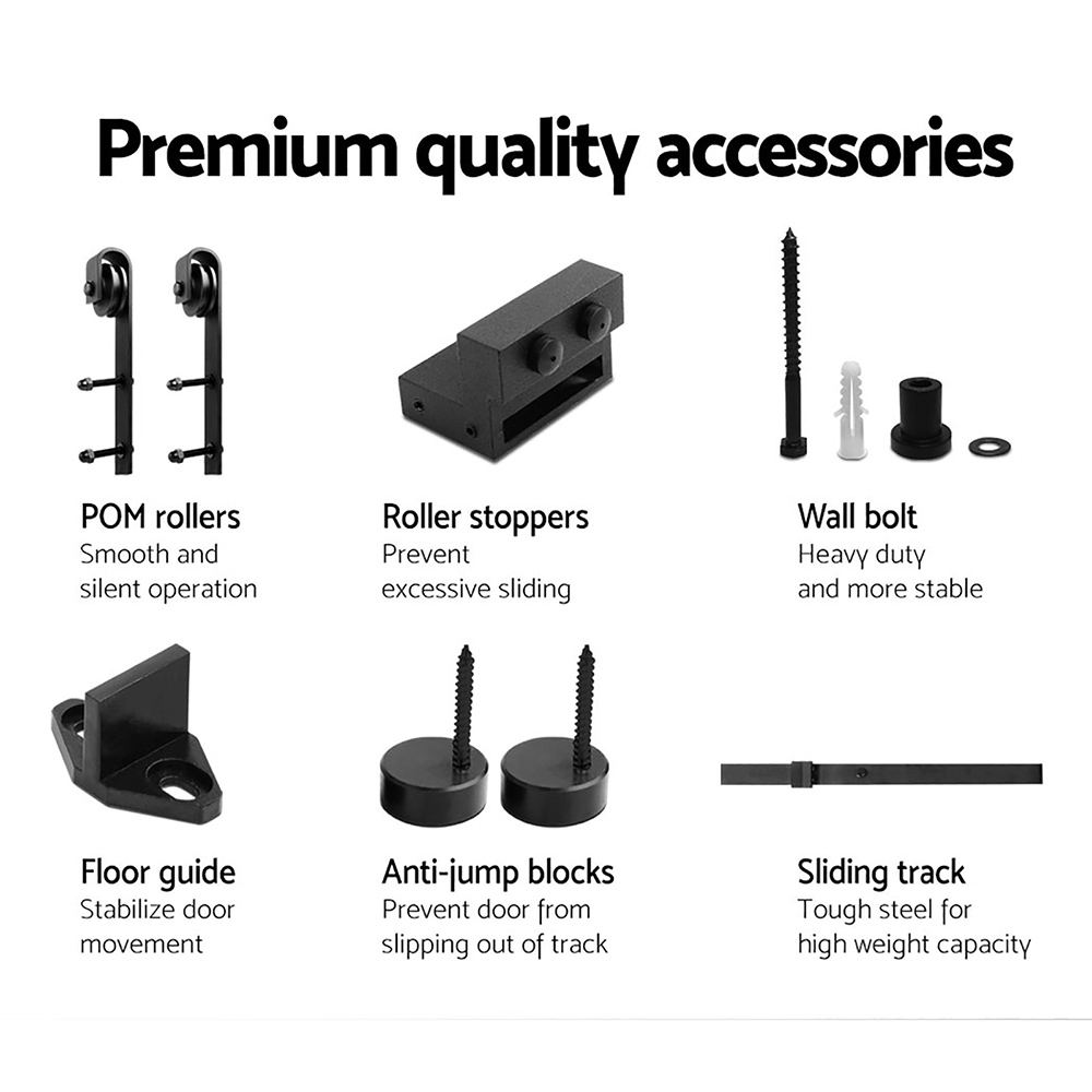 Cefito Sliding Barn Door Hardware Track Set 3m โ image 5
